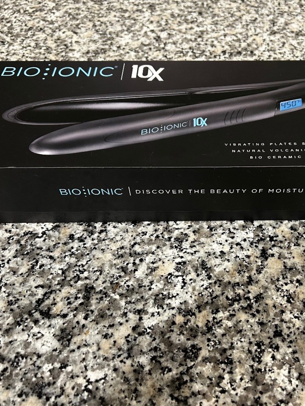 Bio Ionic 10X Black Professional Hair Straightener